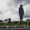 Statue géante de Sandino au Parque Nacional de la Loma de Tiscapa